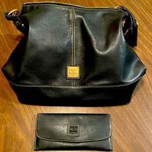 Dooney & Bourke shoulder bag, wallet & key fob